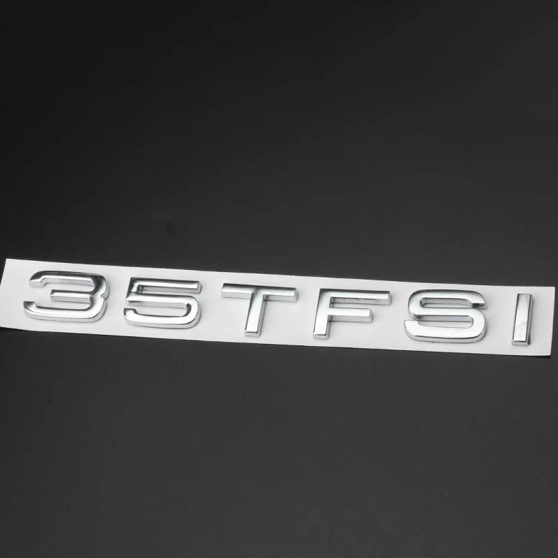 Перемещение автомобиля Стикеры s для Audi A3 A4 A6 Q3 Q5 Q7 30 35, 40 45 50 55 TFSI ограниченное 3D Металлическая Задняя эмблема хвостовая часть значок Стикеры - Название цвета: H