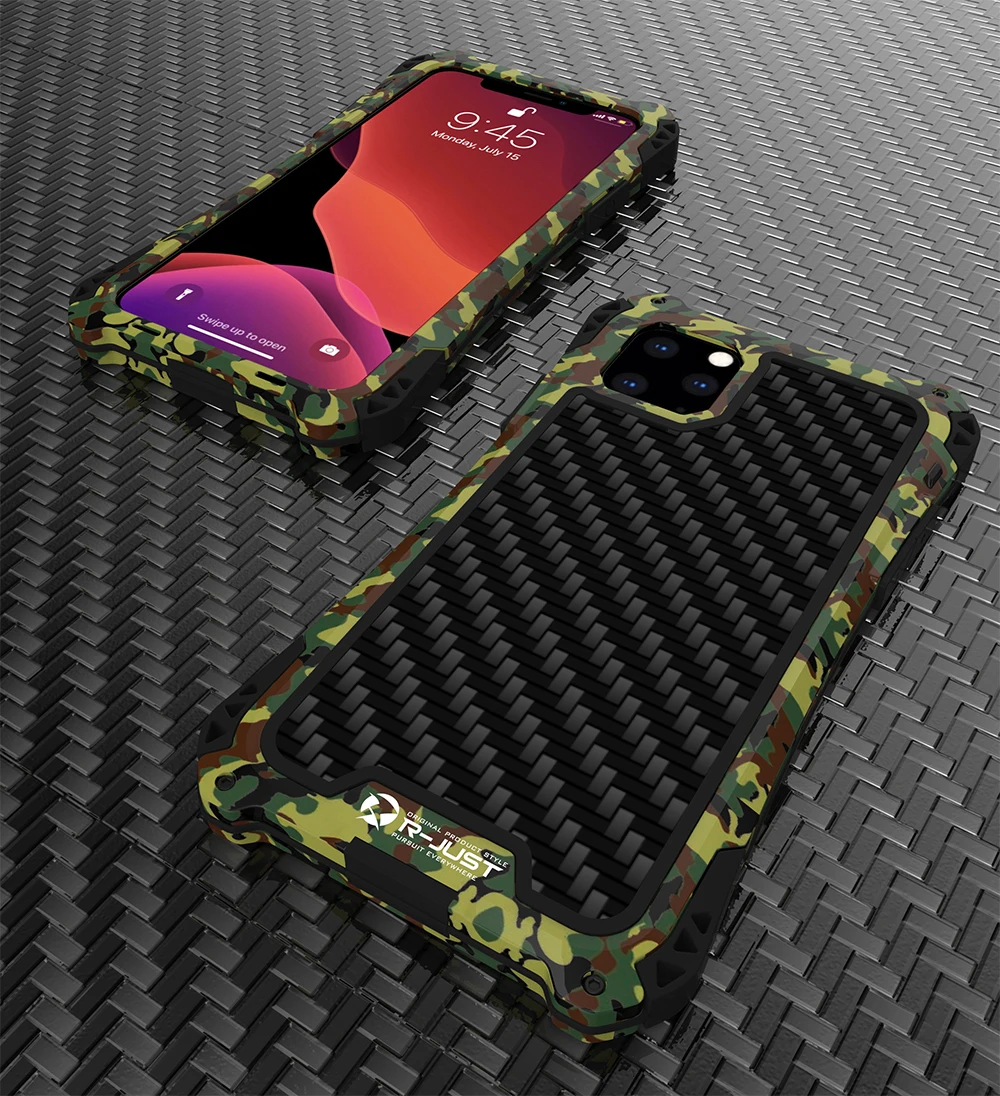 Металлический алюминиевый сверхпрочный бронированный чехол Doom для iPhone 11 iPhone 11 Pro Max чехол для iPhone 11 Pro Max Роскошный чехол