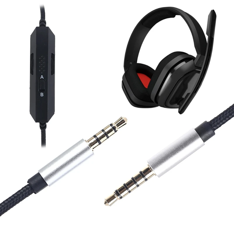 

2021 New Earphone Cable with Volume Control for astro A10 A40 G233 Gaming Headset