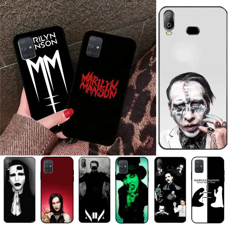 HPCHCJHM Мэрилин Мэнсон чехол для телефона Samsung Galaxy A01 A11 A31 A81 A10 A20 A30 A40 A50 A70 A80 A71 A91