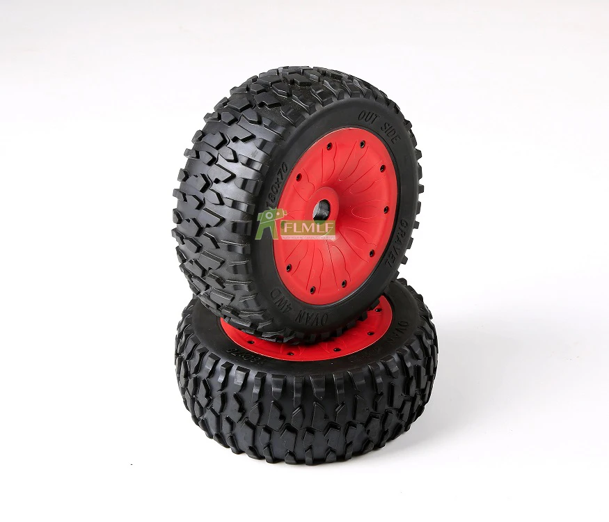 Шины для колес из щебня в сборе, комплект подходит для 1/5 Losi 5ive T Rovan LT Kingmotor X2 BAJA 4WD SLT
