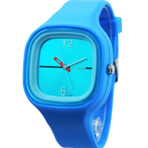 Модные наручные часы силиконовые модные спортивные уличные унисекс карамельных