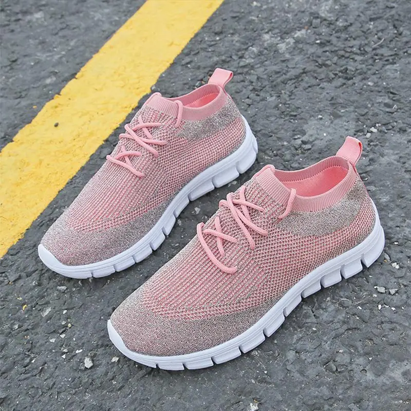 Кроссовки женские туфли с подошвой из вулканизированной носки для обуви на