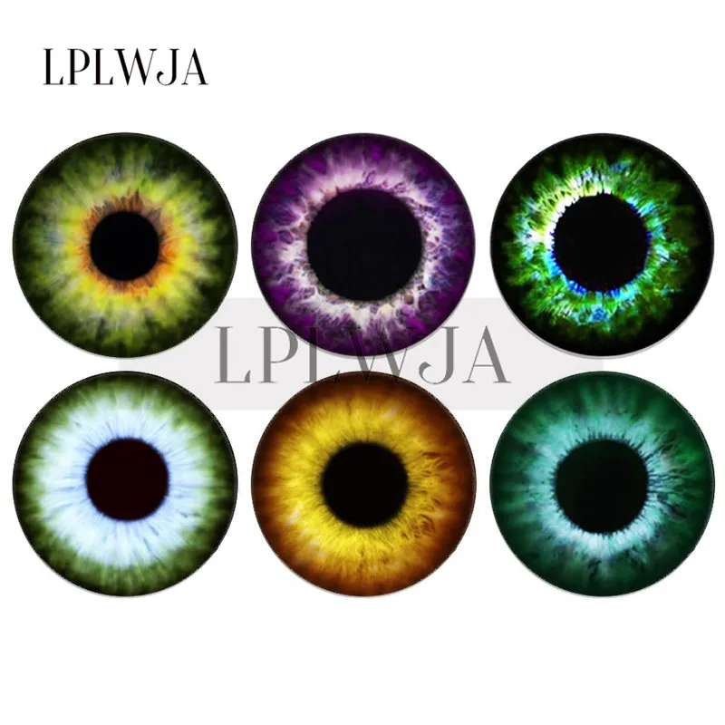 

LPLWJA Handmade Cat Eyes Round Glass Photo Cabochon Flatback Base Tray Setting Blank Jewelry Accessories Findings wholesale