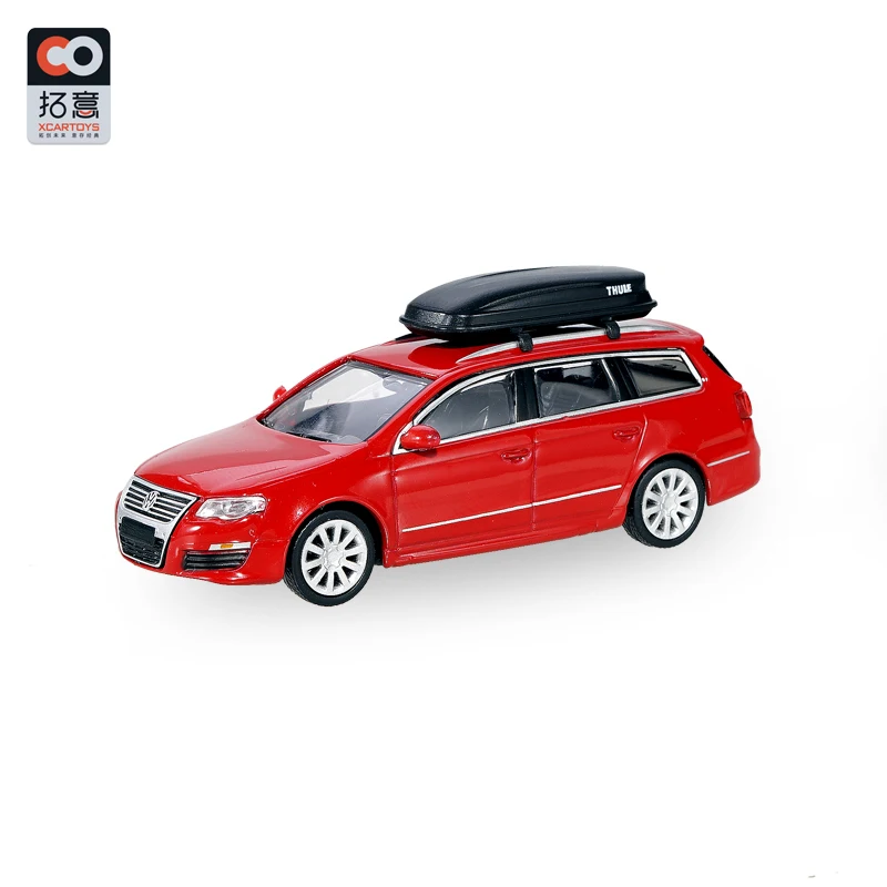 1/64 Xcartoys VW Passat R36 вагон с крышными ящиками металлическая литая модель