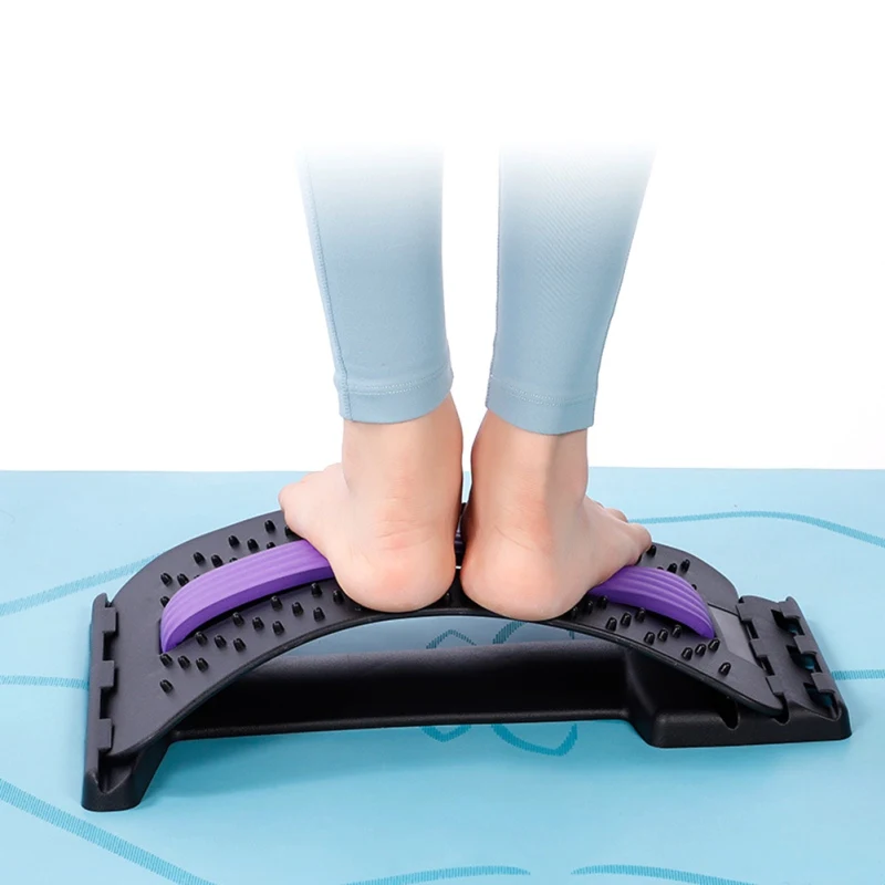 

Back Massager Yoga Stretcher Lumbar Support Fitness Waist Spine Pain Relief