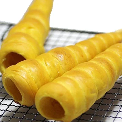 5 шт./лот сделай сам конусы для выпечки трубки из нержавеющей стали круассанов на