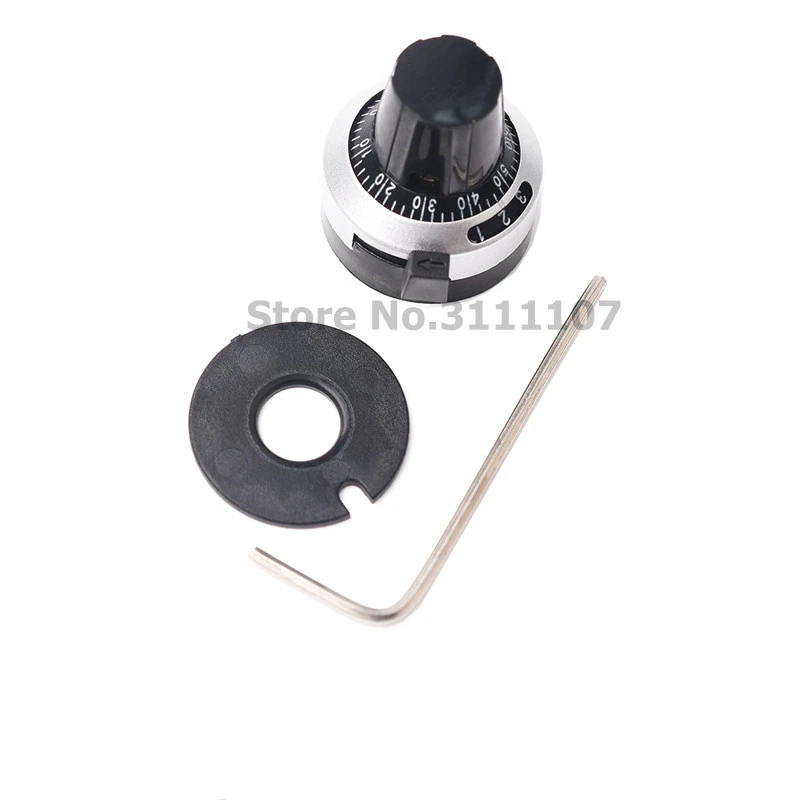 

WXD3-13 3590S 6.35mm Potentiometer Precise Dial knob lockable Hat