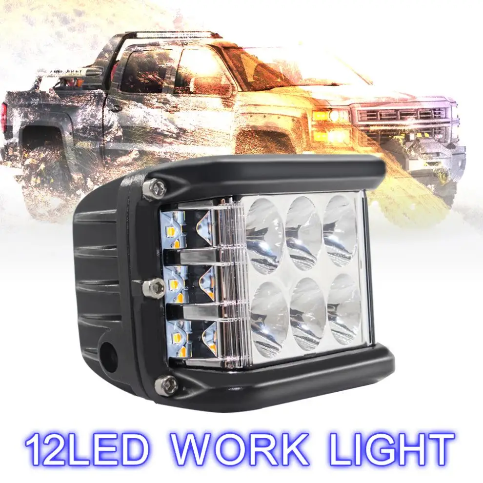 4 дюйма 45 Вт белый + желтый комбинированный прожектор светодиодный рабочий