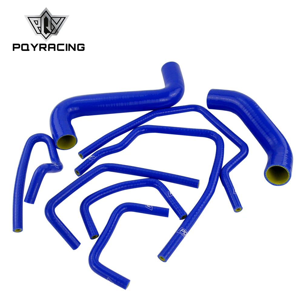 

PQY - 9 PCS Silicone Radiator Turbo Intercooler Hose Kit For 02-07 Subaru Impreza WRX/STi GDA/GDB EJ20 Blue & Yellow LX1803C-QY