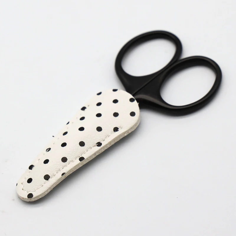 Чехол на щипцы для кутикулы защитный чехол в горошек ногтей инструмент маникюра