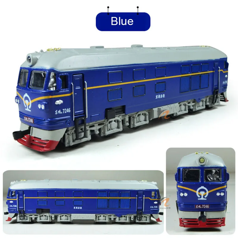 1:87 масштабе дизельный сплав Ретро модель поезда игрушка 3 вида цветов тянуть