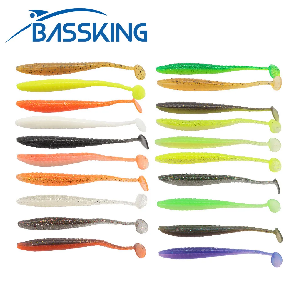 

BASSKING Soft Fishing Lure Silicone Bait Wobbler 75mm/1.5g 90mm/2.4g 100mm/3.5g Quality Professional Swim Baits Artificial Lures