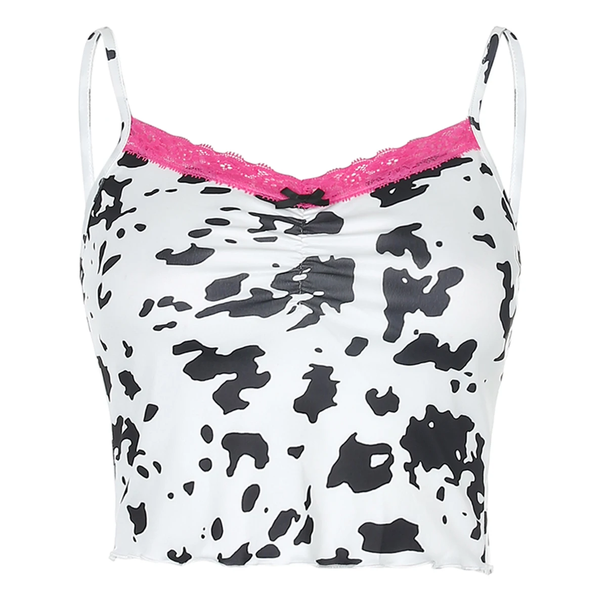 

Women Off Shoulder Lace Up T-Shirts Ladies Sling Cropped Top Casual No-Sleeve Ruffle Camis Summer Sexy Short V-Neck Outerwear