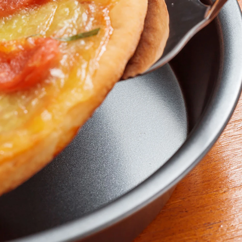 

Pizza Baking Tray, Aluminum Alloy Round Baking Tray, High Temperature Resistant, Easy to Clean, 9-inch Non-stick