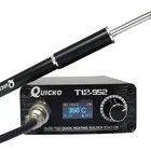 T12-952 OLED цифровая паяльная станция высокого качества T12-M8 алюминиевый сплав ремонт ручка с 1 шт. T12-K паяльник советы