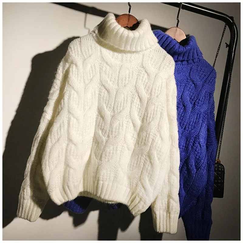 Зимняя водолазка женский свитер женская одежда 2019 корейский элегантный плотный