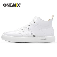 onemix 2022 brand men skateboarding shoes lace up lightweight leather sneakers classic low upper flat shoes women sports shoes