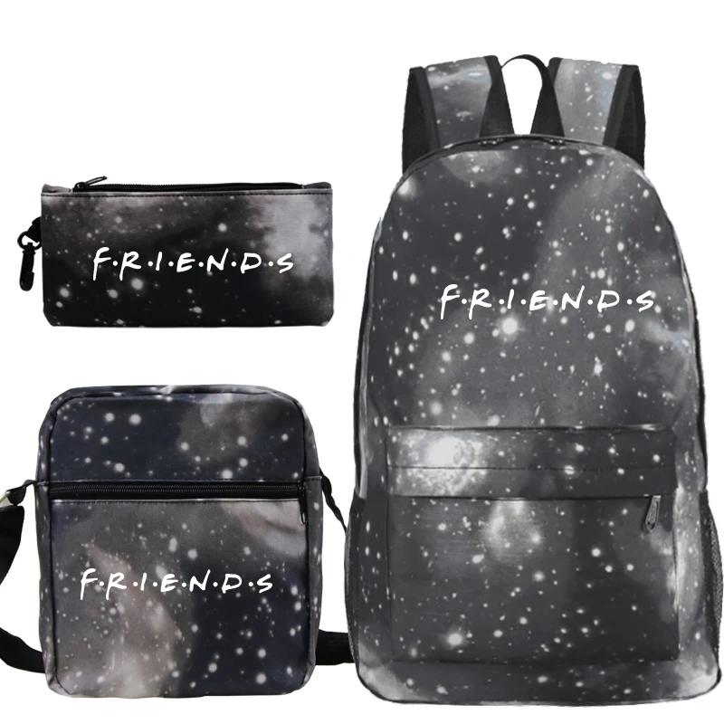 Модный рюкзак кошелек сумка с надписью Friends для подростков девочек мальчиков