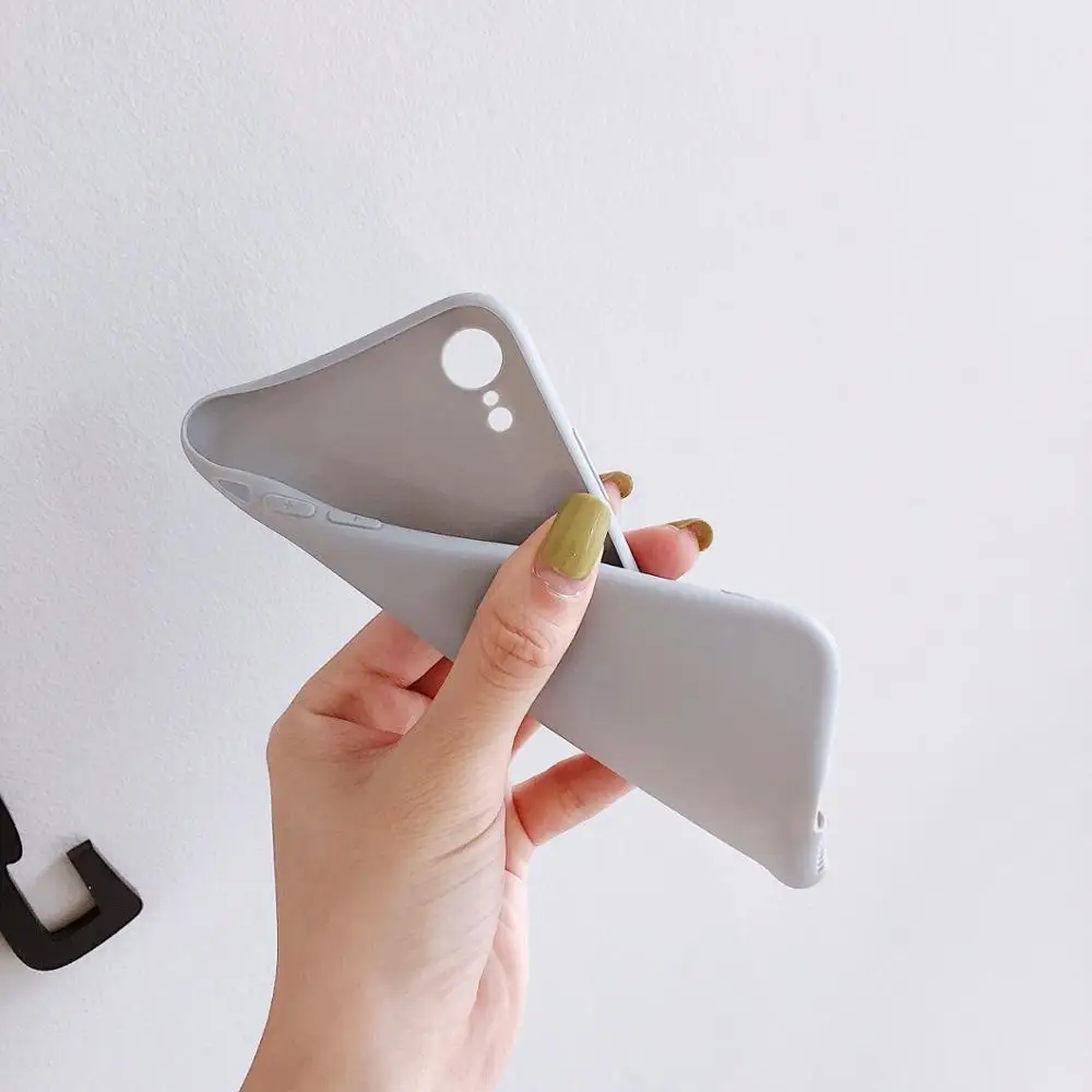 Чехол карамельного цвета для iphone 11 pro XS Max XR Силиконовый противоударный чехол 5 5S SE