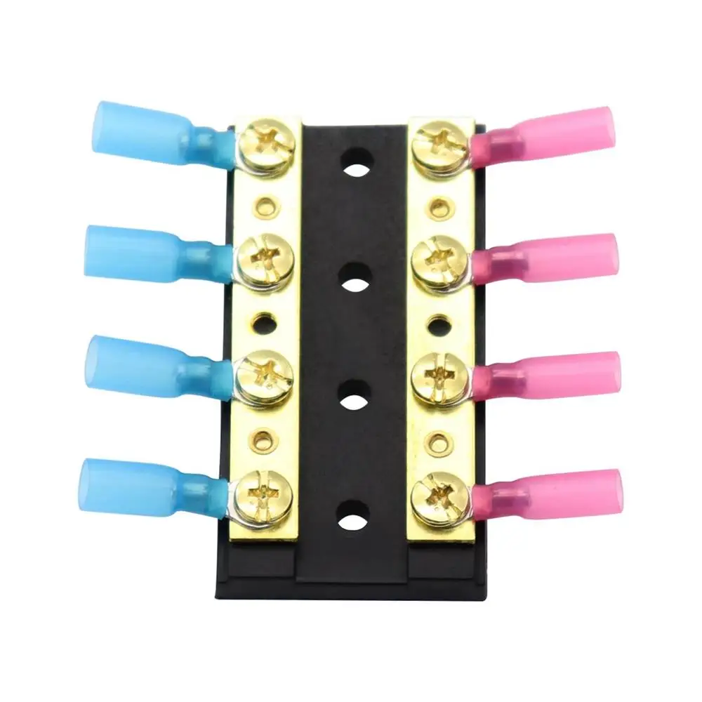 

4 Terminal Dual Bus Bar DC 32V 60A Power Distribution For Car Boat Marine Caravan RV Car Accessory