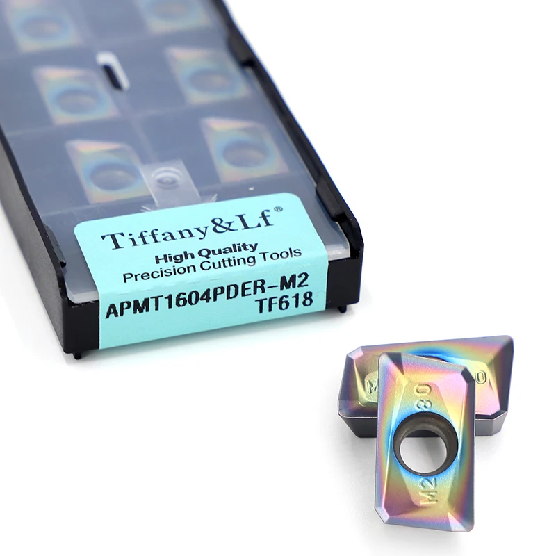 APMT1604PDER-M2 TF618 Tungaloy карбидные режущие пластины для фрезы твердости Hrc60 стали и