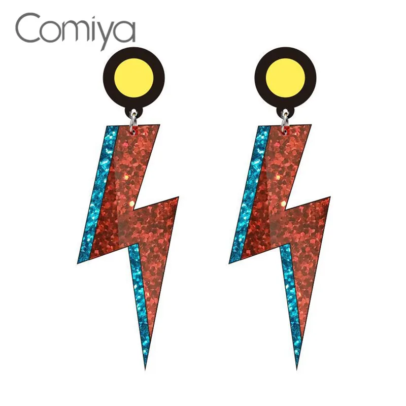 Comiya брендовые длинные серьги акриловые готические аксессуары женские Бижутерия
