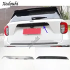 Для Ford Explorer U625 2019 2020 2021 Автомобильная наклейка задняя дверь Лицензия задняя дверь бампер рамка пластина отделка лампа детали багажника 1 шт.