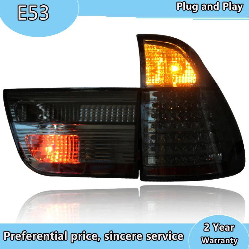 Car Styling for BMW X5 E53 Tail Lights 1998-2006 LED Light Lamp DRL Signal Brake Reverse auto Accessories | Автомобили и