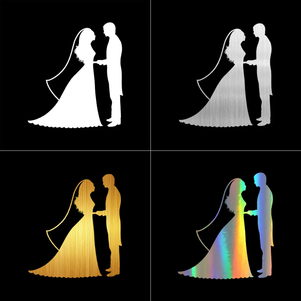 Tancredy Жених и невеста наклейки на автомобильные бамперы в корпус автомобильной