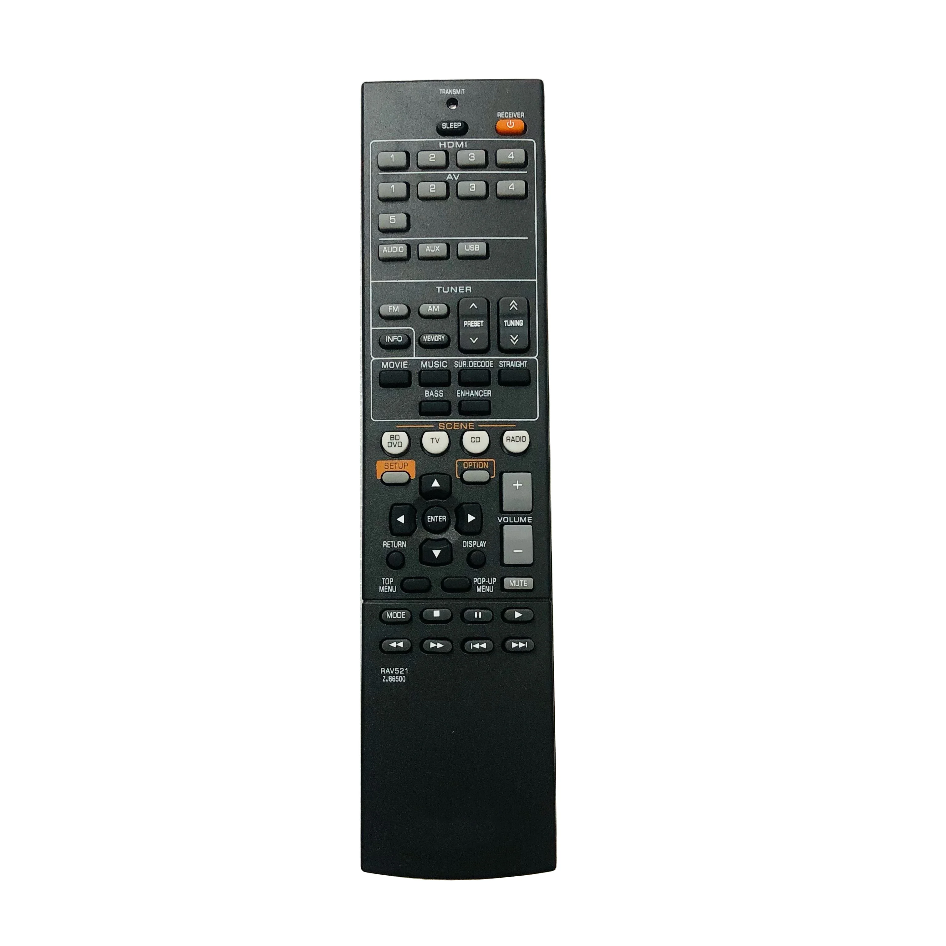 

NEW Replacement for YAMAHA RAV521 ZJ66500 Audio/Video Receiver Remote Control For YHT-4910U RX-V377