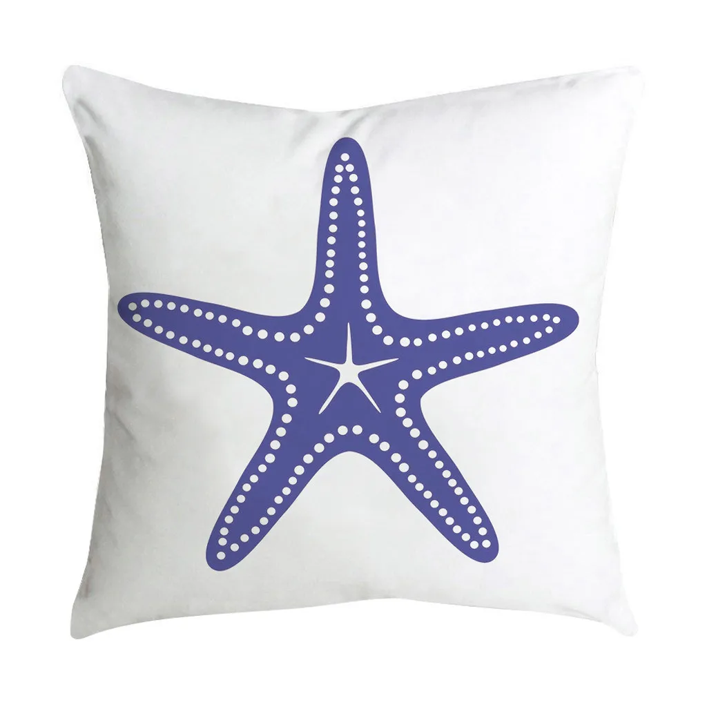 

Set Of 4 Decorative Blue And White Porcelain Throw Pillow Cover 18 X 18 Coussin Cojines Almofada