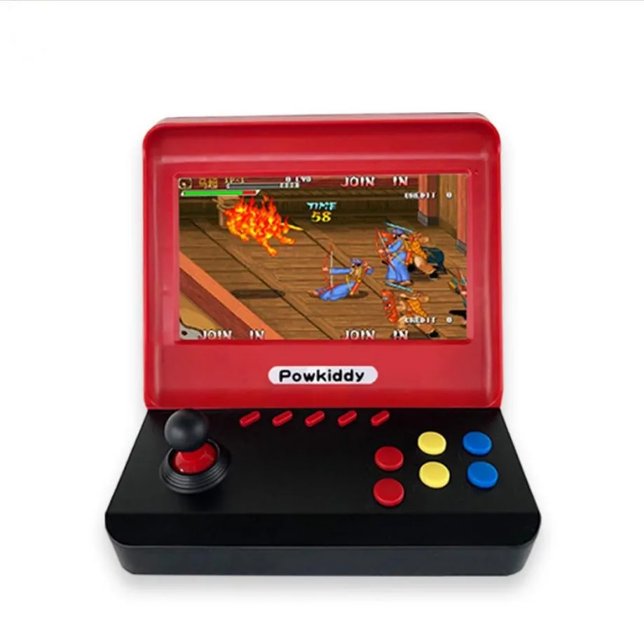 Powkiddy 7 дюймов Большой экран Ретро Мини Портативная Аркада для GBA ностальгическая