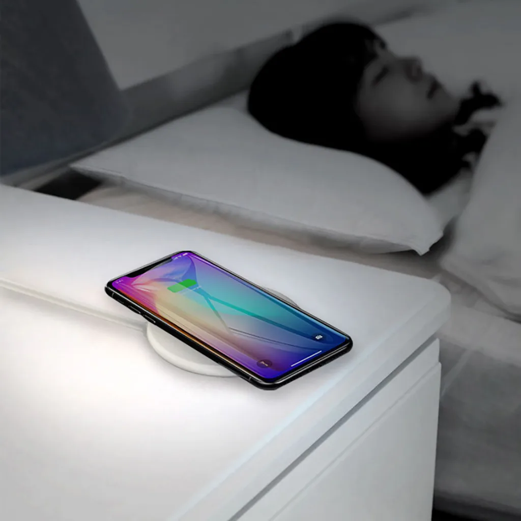 QI Wireles быстрое зарядное устройство Подставка для зарядки док станция iPhone Samsung 7 5 W