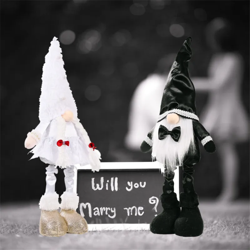 Новая свадебная кукла невесты и жениха без лица свадебный подарок душ Декор для