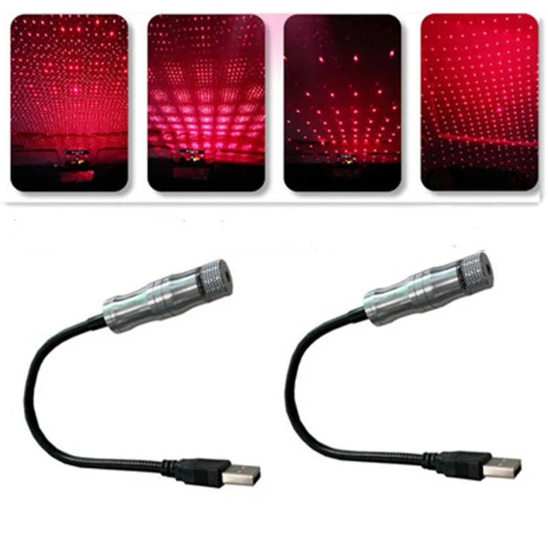 Светодиодный Ночной светильник на крышу автомобиля Звездный проектор