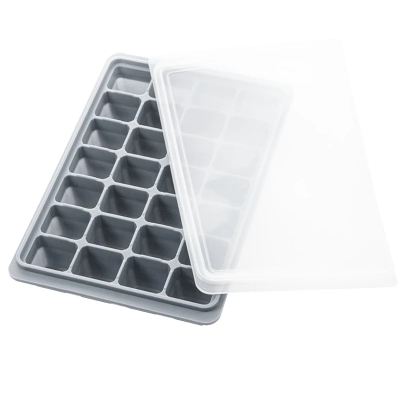 Силиконовая форма для кубиков льда 28 ячеек| |
