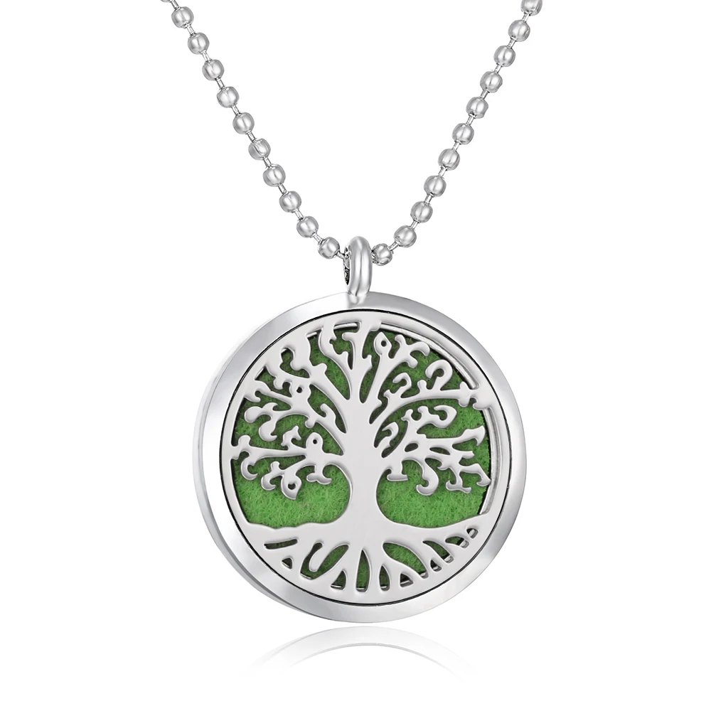 Ароматерапия ювелирные изделия диффузор ожерелье Древо жизни винтажные