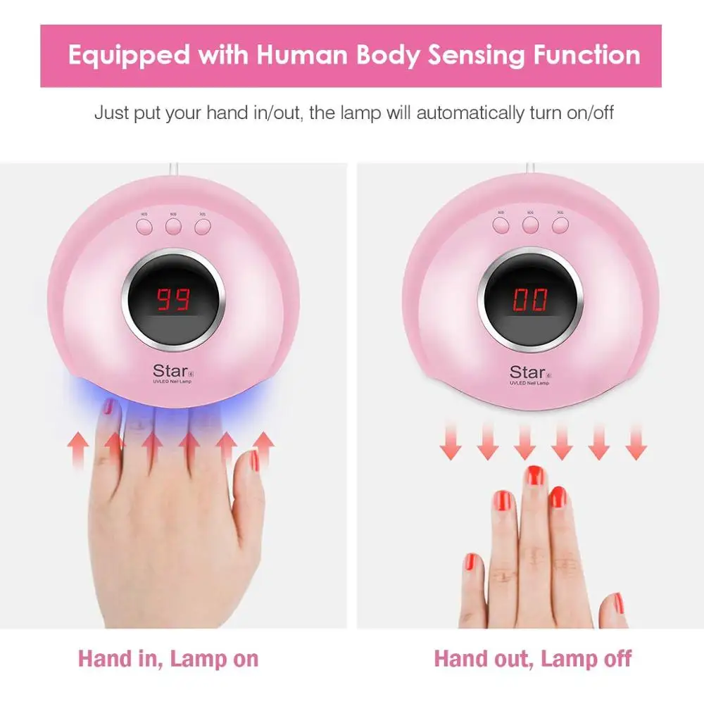 УФ-лампа Star6 для сушки гель-лака 36 Вт 12 светодиодов | Красота и здоровье