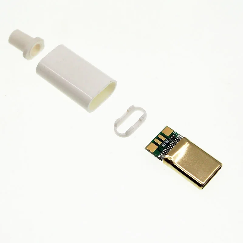 5 компл. Позолоченный 4 в 1 USB3.1 Type-C бесшовный штекер с сварочной платой A5 B5