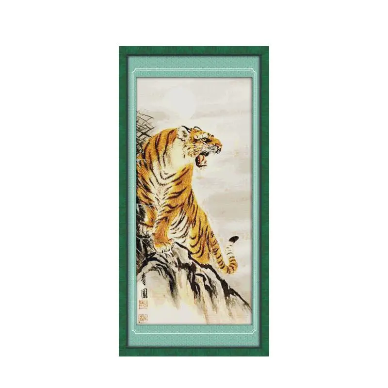 Набор для вышивки крестиком Joy Sunday Tiger 11CT 14CT набор домашнего декора DMC|Упаковка| |