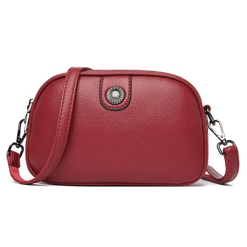 

Small Crossbody Bags for Women Leather Messenger Bags Female Soft Leather Shoulder Bag Sac A Main Clutch Purses and Handbags