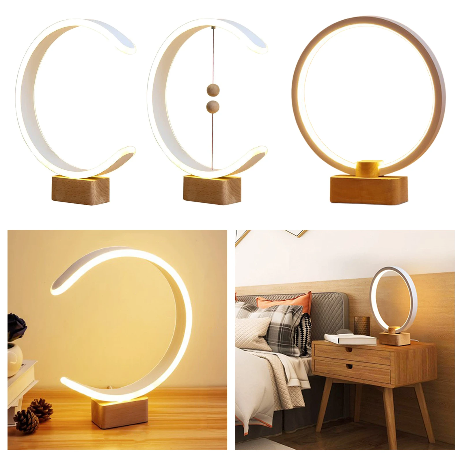

USB Powered LED Table Lamp, Eye-Care Desk Lamp, Contemporary Soft Light, for Office, Home, Dorm, Bedside
