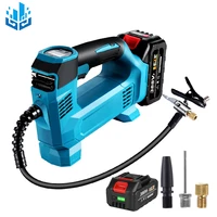 18v rechargeable inflator electric pump portable digital car tire inflator air compressor inflatable pump for makita 18v battery