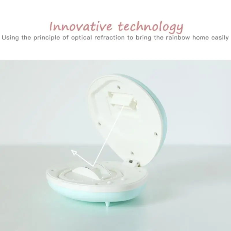 

Shell Lights Rainbow Bedside Lamps Rainbow Projector Light USB Powered Rainbow Light Color Changing Night Lights Child Gift
