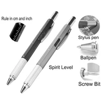 multi function ballpoint pen screwdriver tool caliper level scale ballpoint pen capacitance advertisement