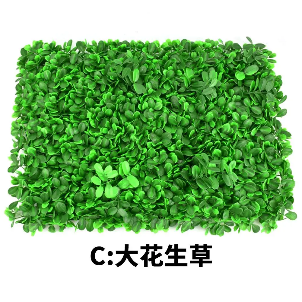 Искусственные растения пластиковые поддельные газон Зеленые украшения для