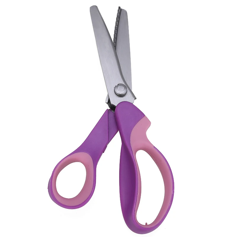 

1pc Professional Tailor Scissor Stainless Steel Shears Tailors Leather Handicraft Fabric Shear Dressmaking Zig Zag Scissors