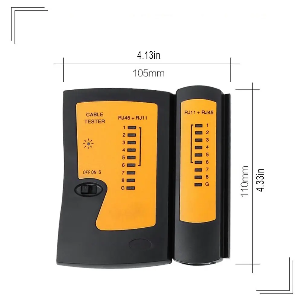 

RJ45 Cable Lan Tester Network Cable Tester RJ45 RJ11 RJ12 CAT5 UTP LAN Cable Tester Networking Tool Network Repair