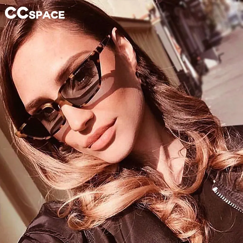 47065 Ретро кошачий глаз маленькая оправа солнцезащитные очки для мужчин и женщин